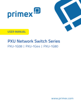 Primex Network Switches – PXU Series User manual