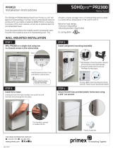 Primex SOHO Pro PR2300 Media Panel Installation guide