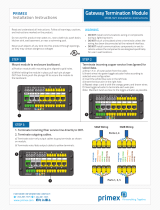 Primex 8-Port Cat6 Tool-less Gateway Termination Module Installation guide