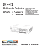 Eiki LC-XBM21 User manual