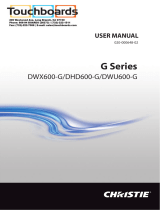 Christie DWU600-G User manual