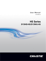 Christie D13HD-HS User manual