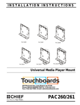 Chief PAC261P Installation guide
