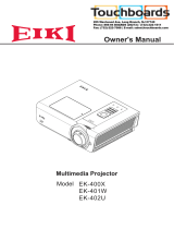 Eiki EIKI EK-400X User manual