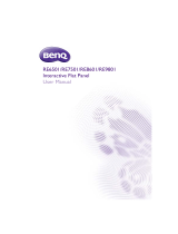 BenQ RE7501 User manual