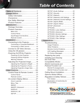 Optoma W319USTir User manual