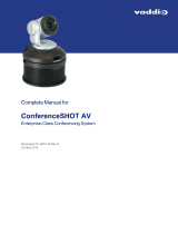 VADDIO ConferenceSHOT AV Owner's manual