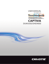 Christie Captiva DUW350S User manual