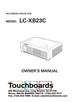 Eiki LC-XB23 Owner's manual