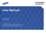 Samsung QM85D-BR User manual