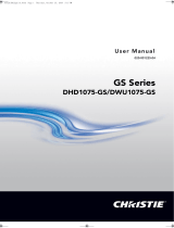 Christie DHD1075-GS User manual