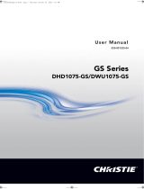 Christie DWU1075-GS User manual