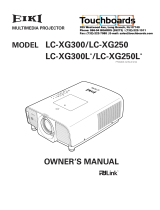 Eiki LC-XG300 User manual
