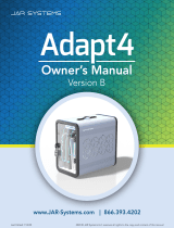 JAR SYSTEMS ADAPT4-AC Owner's manual