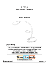 Lumens PC190 User manual