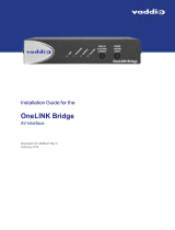 VADDIO OneLINK Bridge Installation guide