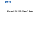 Epson BrightLink 1485Fi User manual