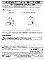 Chief RSA196 Installation guide