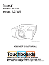 Eiki PLV-WF20 LCD User manual