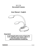 Lumens DC170 User manual