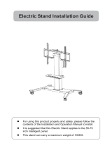 BOXLIGHT ProColor IFPD Mobile Tilt Stand Installation guide