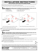 Chief RPA311 Installation guide