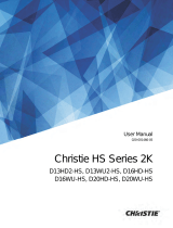 Christie D13WU2-HS User manual