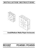 Chief FCA510 Installation guide