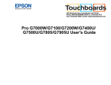 Epson Pro G7000W User guide