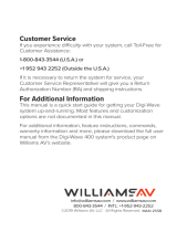 Williams Sound DLR 400 RCH User manual