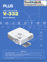 Plus V-332 User manual