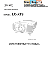 Eiki LC-XT9 Owner's manual