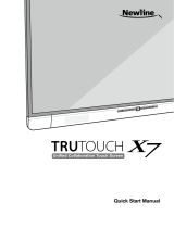 NewLine TRUTOUCH X7 COMP Quick start guide