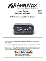 AmpliVox S805A User manual