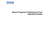 Epson Projector Professional Tool Software Operating instructions