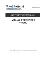 Elmo P100HD User manual