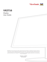 ViewSonic VX2716 User guide