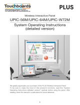 Plus UPIC Interactive Panel User manual