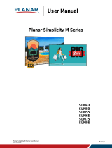 Planar SLM86 Owner's manual