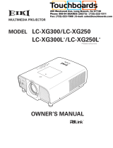 Eiki LC-XG300 Owner's manual