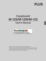 Plus M-125 User manual
