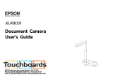 Epson Document Camera DC-07 User guide