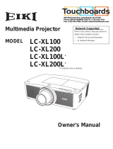 Eiki LC-XL100L User manual