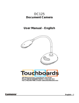 Lumens DC125 User manual