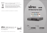 Mipro AD90A Owner's manual