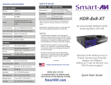 Smart-AVI HDR-8X8-XT Owner's manual