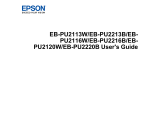 Epson EB-PU2220B User manual