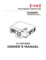 Eiki LC-XIP2000 User manual