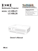 Eiki LC-XBL21 Owner's manual