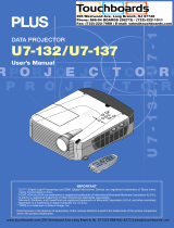 PLUS Vision U7-132/U7-137 User manual